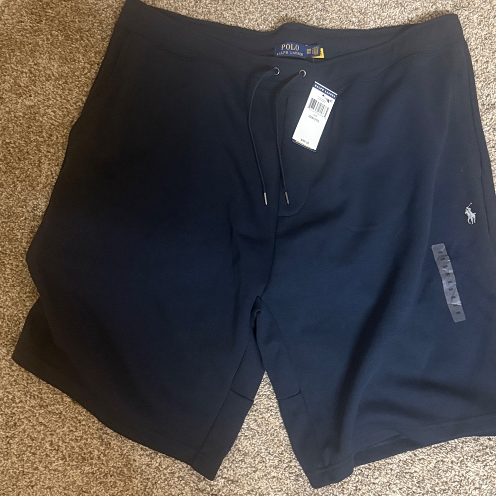 Ralph Lauren Dark Blue Drawstring Shorts